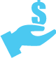 blue savings icon